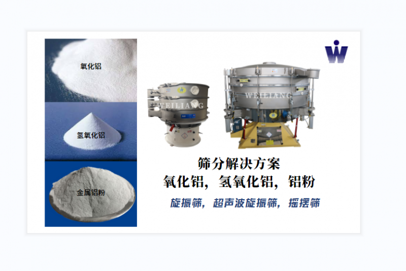 氧化鋁、氫氧化鋁、金屬鋁粉篩分案例